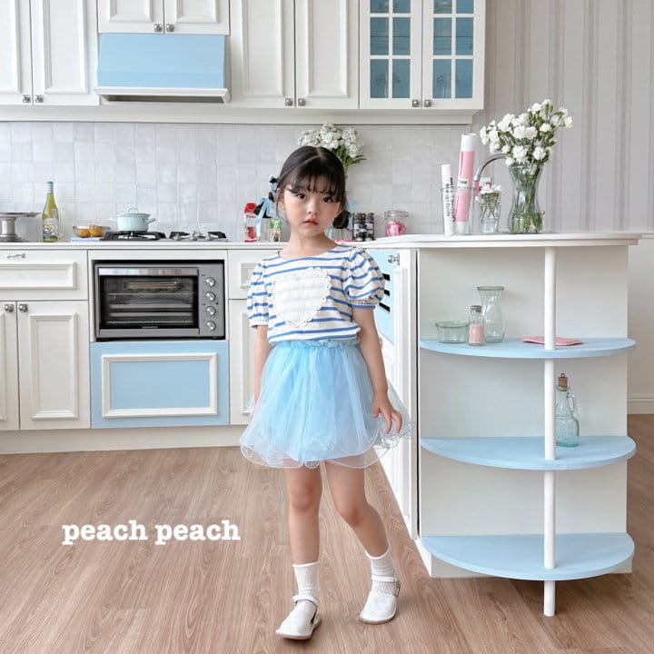 Peach peach - Korean Children Fashion - #littlefashionista - Bon Bon Tee - 3