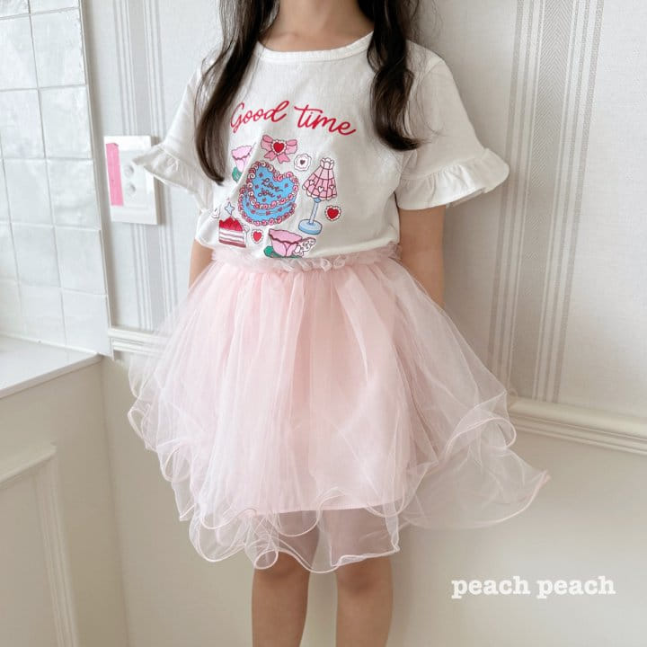 Peach peach - Korean Children Fashion - #littlefashionista - Princess Tee - 2