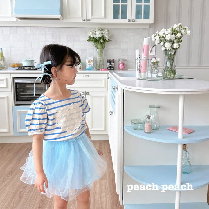 Peach peach - Korean Children Fashion - #littlefashionista - Bon Bon Tee - 4