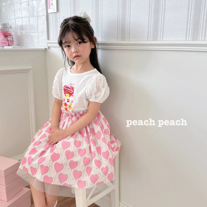 Peach peach - Korean Children Fashion - #magicofchildhood - Sailor Moom Skirt - 7