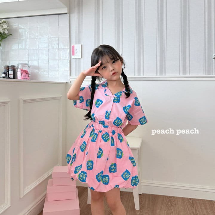 Peach peach - Korean Children Fashion - #magicofchildhood - Tulip Balloon Skirt - 6