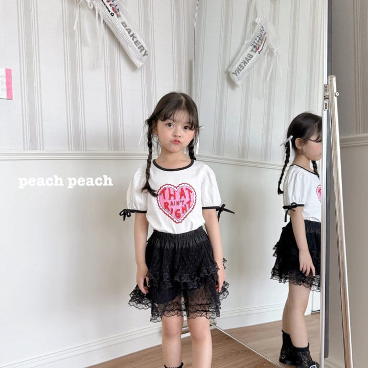 Peach peach - Korean Children Fashion - #minifashionista - Love Tee - 6