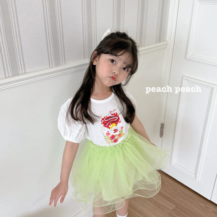 Peach peach - Korean Children Fashion - #minifashionista - Angel Tee - 3