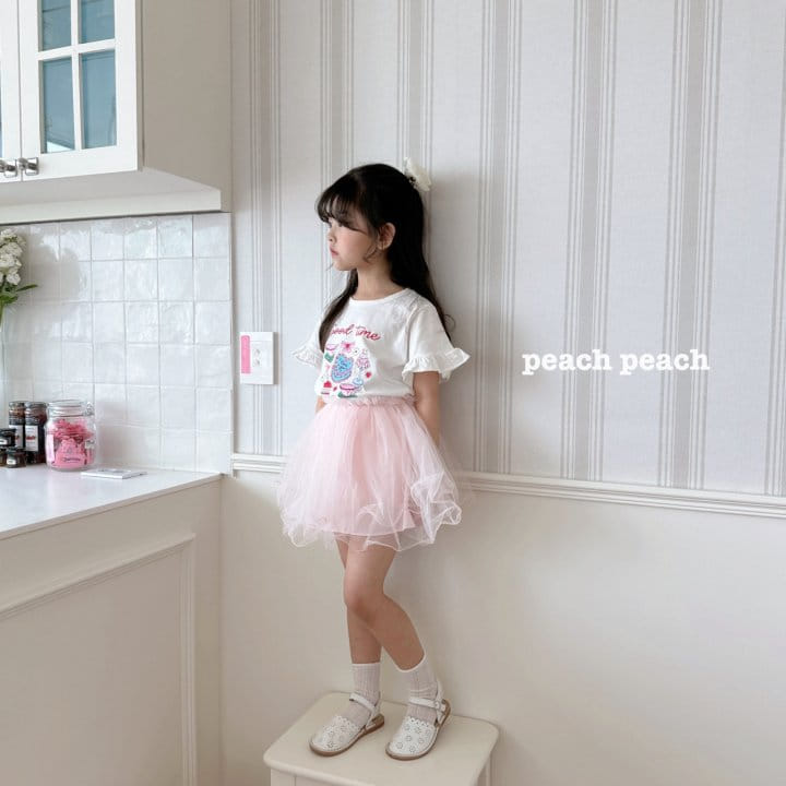 Peach peach - Korean Children Fashion - #minifashionista - Summer Darling Tu Tu Skirt Leggings - 5