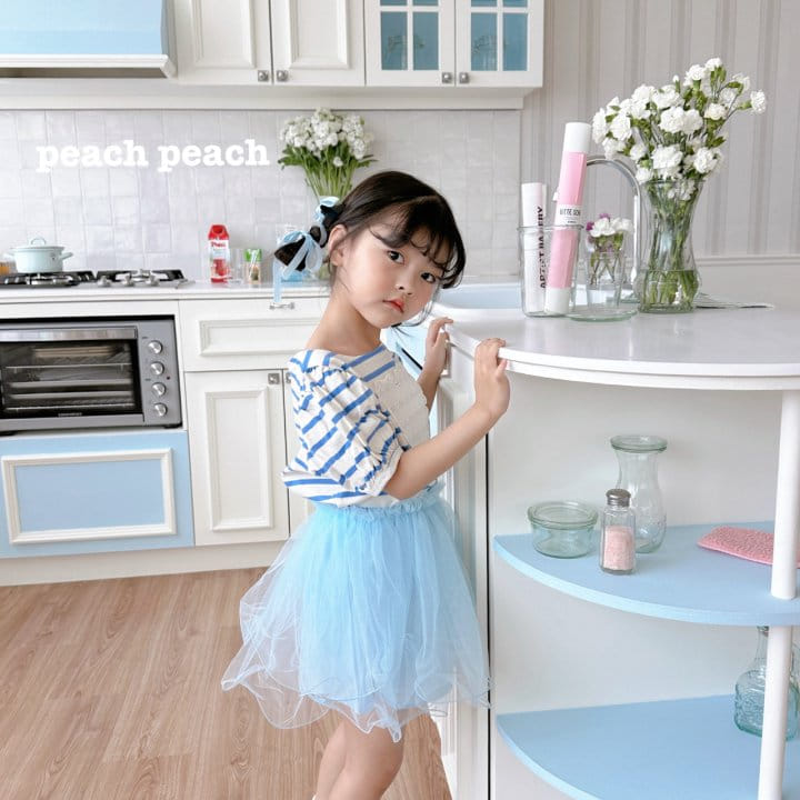 Peach peach - Korean Children Fashion - #prettylittlegirls - Bon Bon Tee - 6