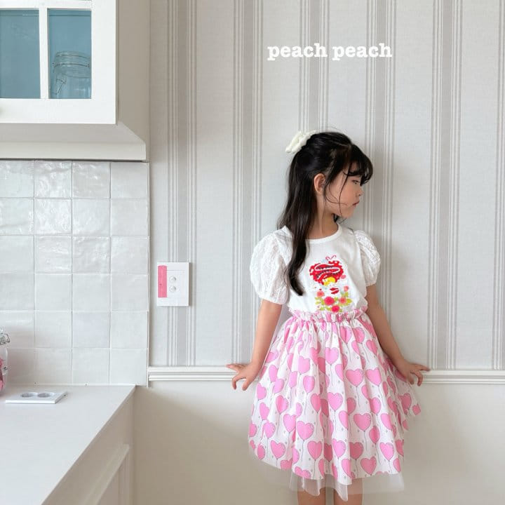 Peach peach - Korean Children Fashion - #prettylittlegirls - Sailor Moom Skirt - 9