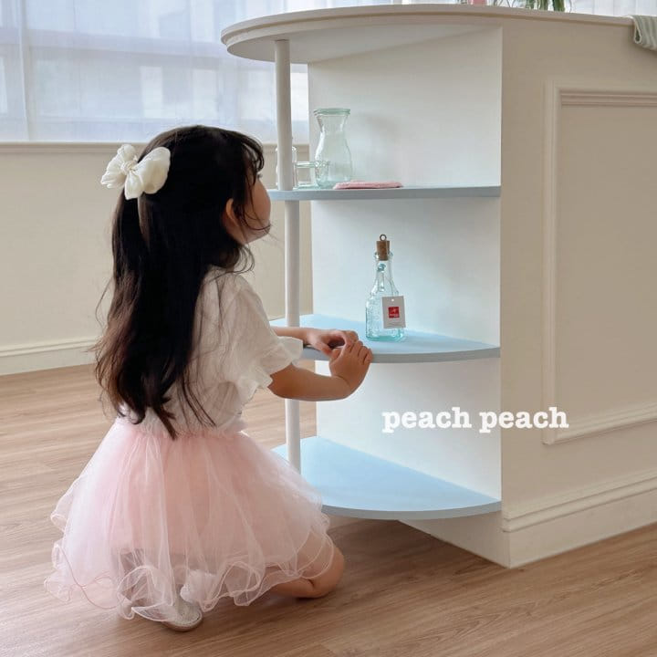 Peach peach - Korean Children Fashion - #stylishchildhood - Summer Darling Tu Tu Skirt Leggings - 9