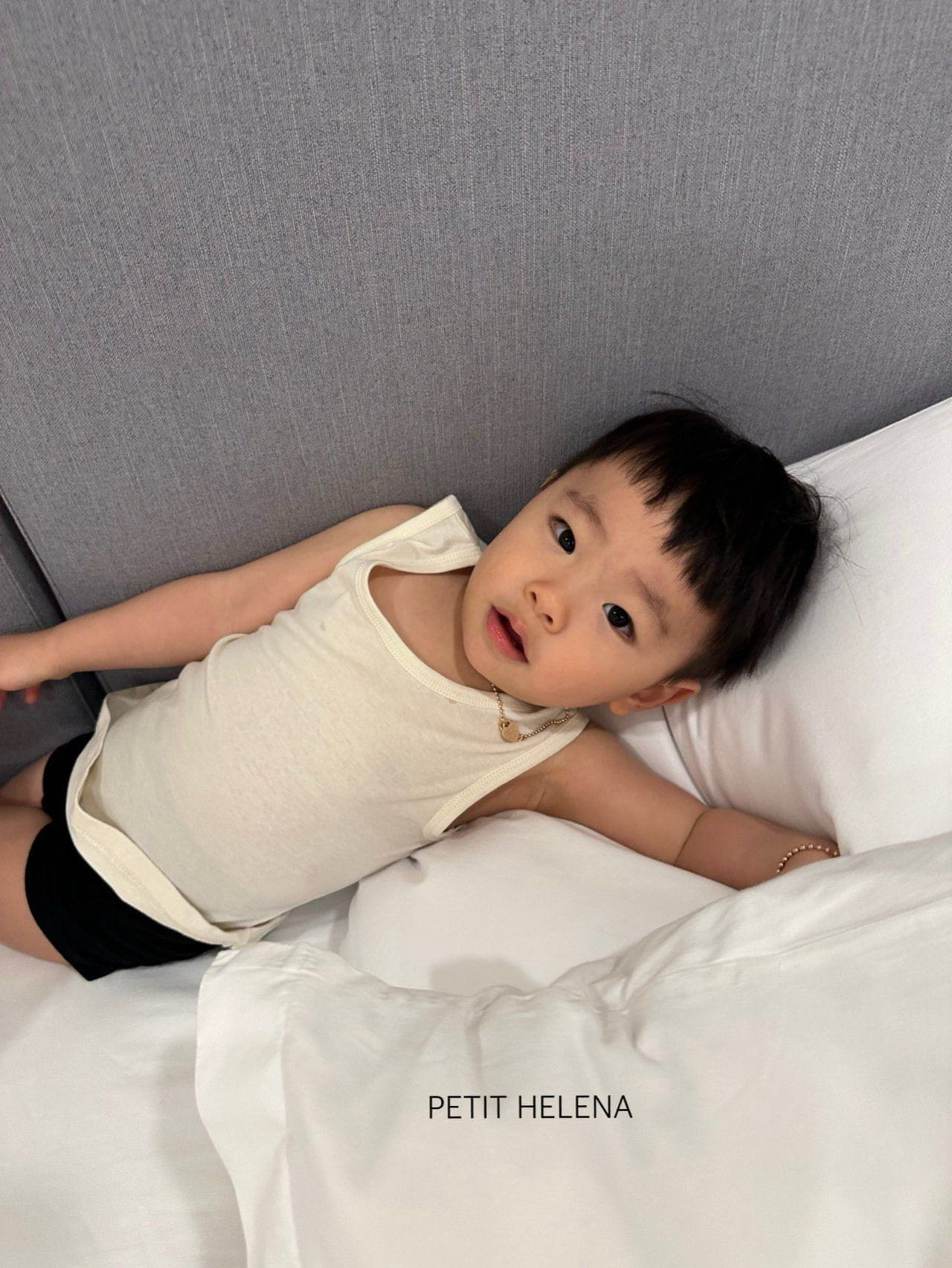 Petit Helena - Korean Children Fashion - #discoveringself - C Sleeveless Tee - 5