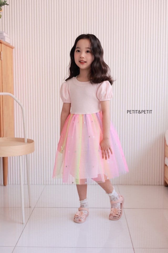 Petit & Petit - Korean Children Fashion - #prettylittlegirls - Rainbow Sha One-Piece - 9