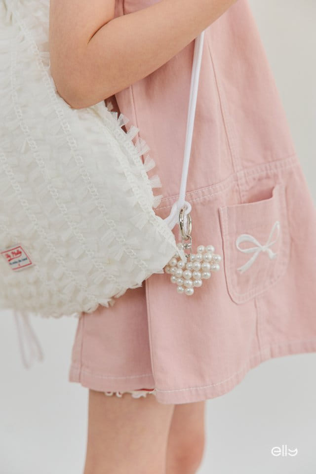 Pink151 - Korean Children Fashion - #fashionkids - Heart Beads Key Ring 