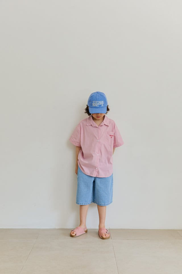 Pink151 - Korean Children Fashion - #kidsshorts - Pig Vintage Ball Cap