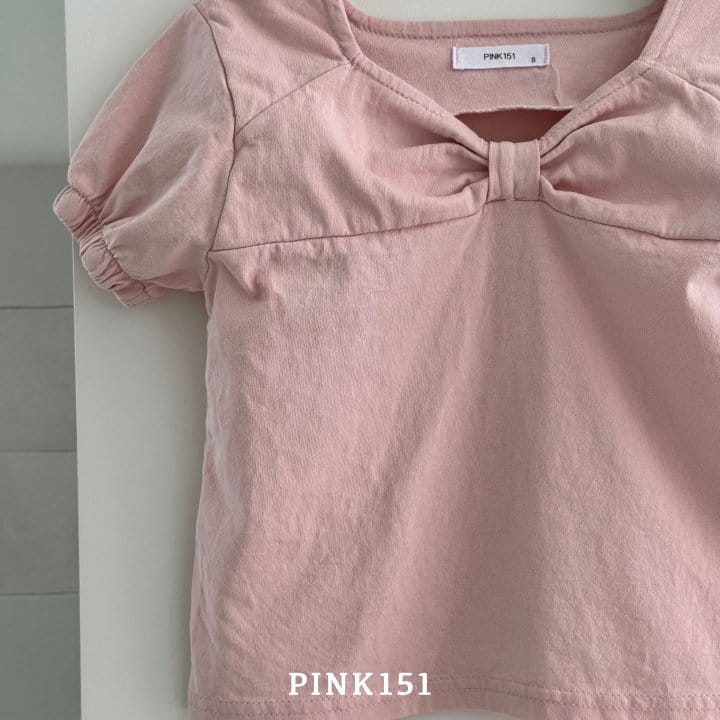 Pink151 - Korean Children Fashion - #magicofchildhood - Big Ribbon Tee - 9