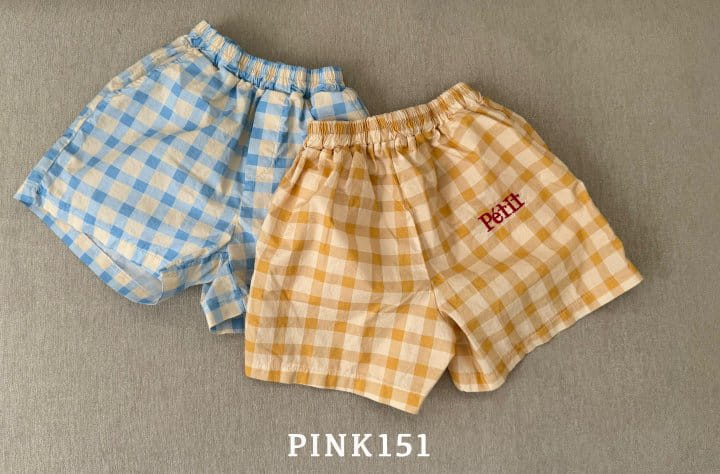 Pink151 - Korean Children Fashion - #minifashionista - Petite Check Shorts - 7