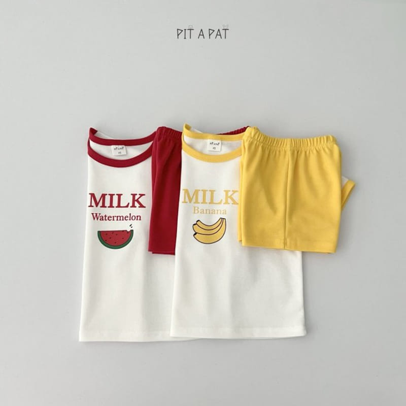 Pitapat - Korean Children Fashion - #designkidswear - Sweet Milk Top Bottom Set - 7