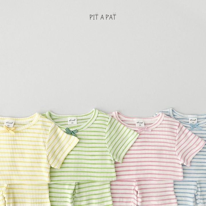 Pitapat - Korean Children Fashion - #designkidswear - Ribbon Point ST Easy Wear - 2