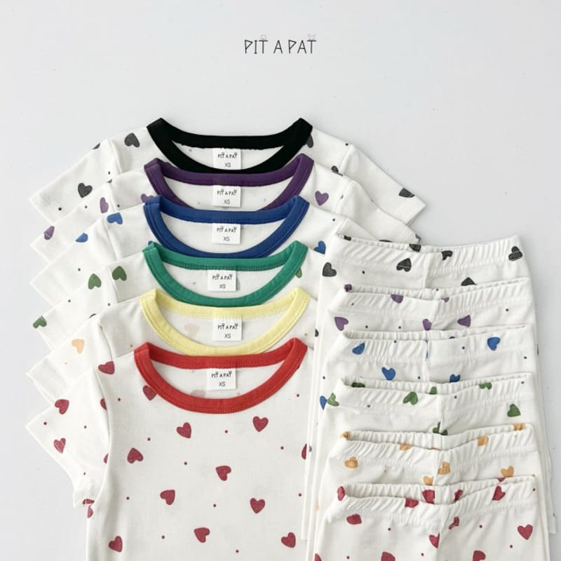 Pitapat - Korean Children Fashion - #fashionkids - Rainbow Heart Easy Wear - 3