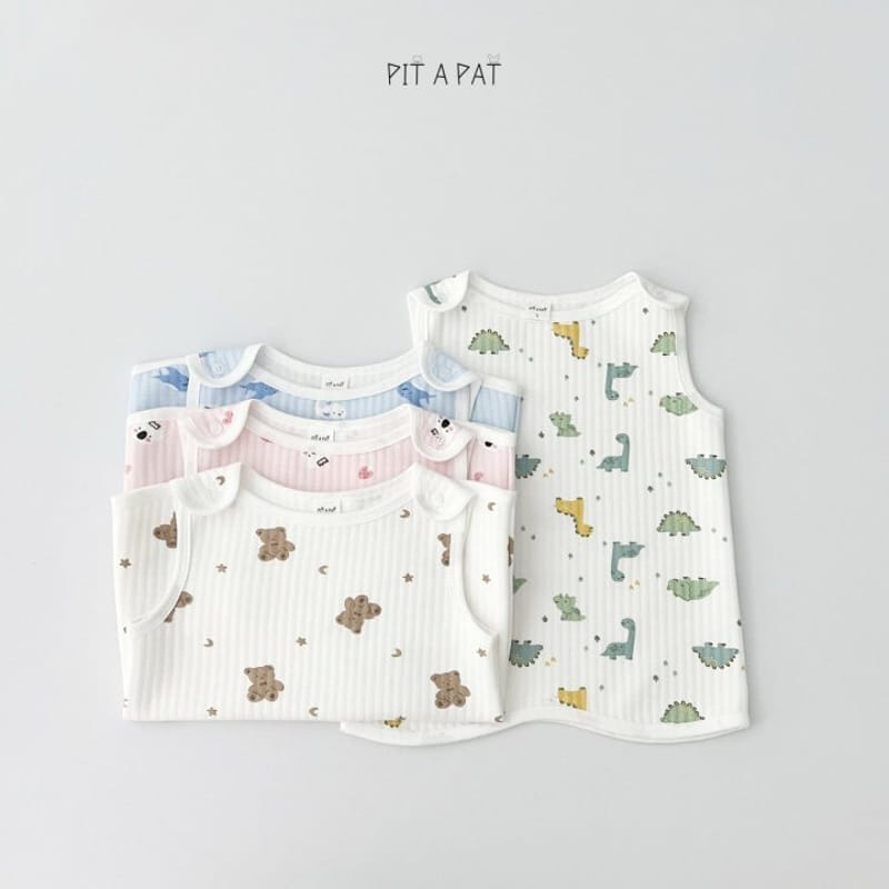 Pitapat - Korean Children Fashion - #kidsshorts - Cool Cool Sleep Vest - 5