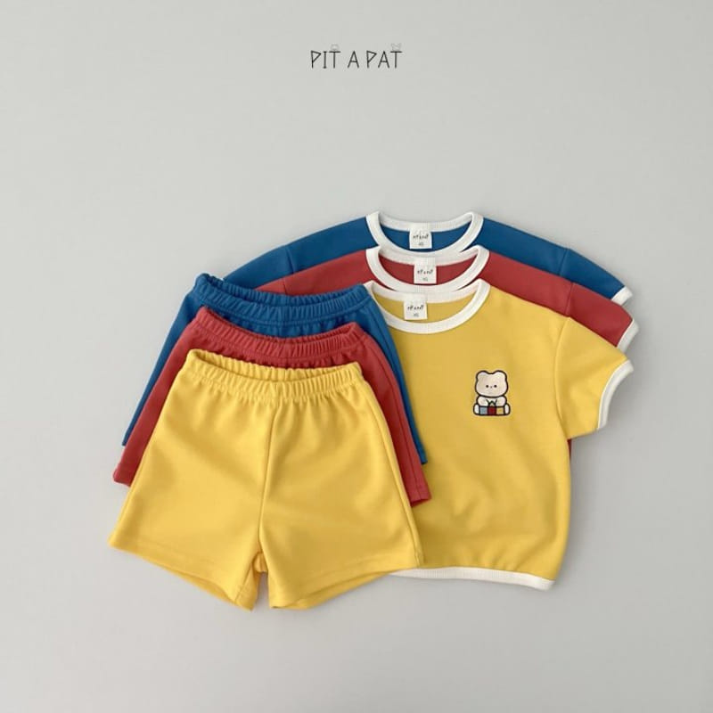 Pitapat - Korean Children Fashion - #kidsshorts - Lego Lego Top Bottom Set - 2