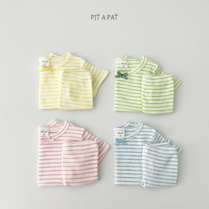 Pitapat - Korean Children Fashion - #kidzfashiontrend - Ribbon Point ST Easy Wear - 7