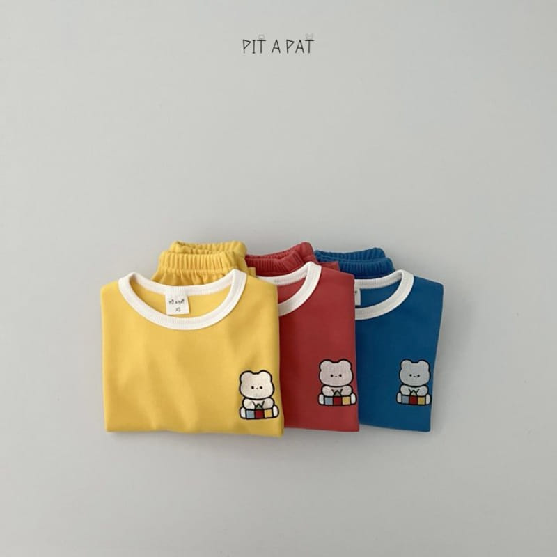 Pitapat - Korean Children Fashion - #littlefashionista - Lego Lego Top Bottom Set - 6