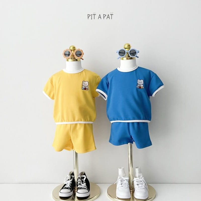 Pitapat - Korean Children Fashion - #toddlerclothing - Lego Lego Top Bottom Set - 11