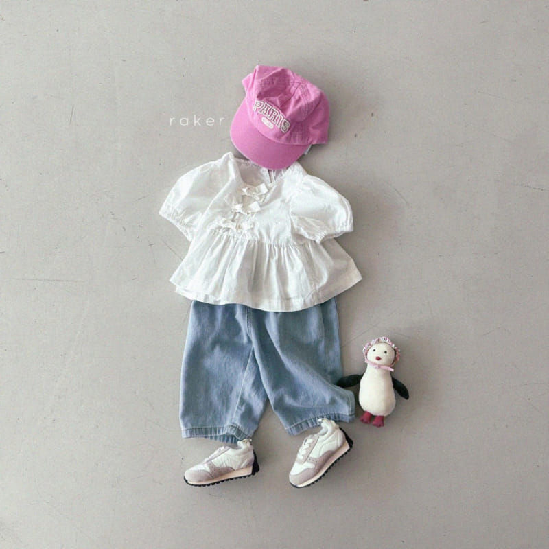 Raker - Korean Children Fashion - #childrensboutique - Ocean Short Baggy Pants - 6