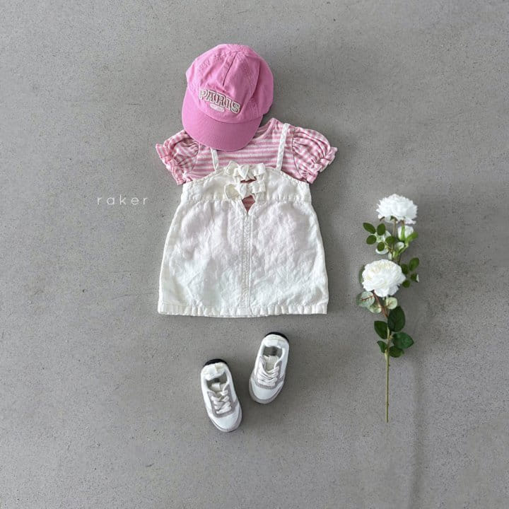 Raker - Korean Children Fashion - #designkidswear - Eyelet Puff Tee - 6