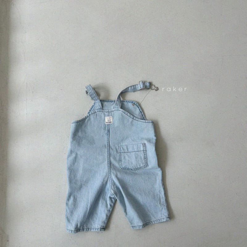 Raker - Korean Children Fashion - #littlefashionista - Hu Hu Short Overalls - 3