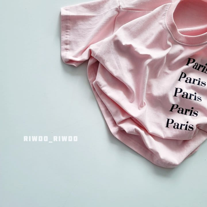 Riwoo Riwoo - Korean Children Fashion - #childofig - Paris 1/2 Tee - 10