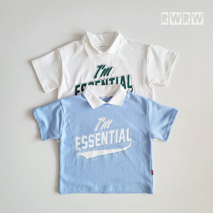 Riwoo Riwoo - Korean Children Fashion - #childofig - Essential Yocco Collar 1/2 Tee - 5