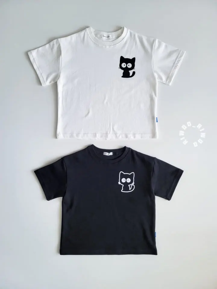 Riwoo Riwoo - Korean Children Fashion - #childofig - Cat 1/2 Tee - 2