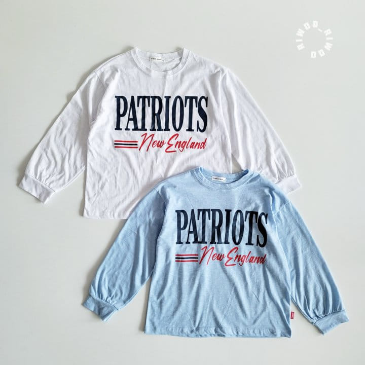 Riwoo Riwoo - Korean Children Fashion - #childrensboutique - Summer Patriots Slub Banding Tee