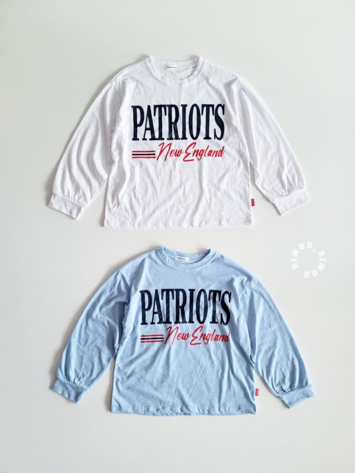 Riwoo Riwoo - Korean Children Fashion - #designkidswear - Summer Patriots Slub Banding Tee - 2