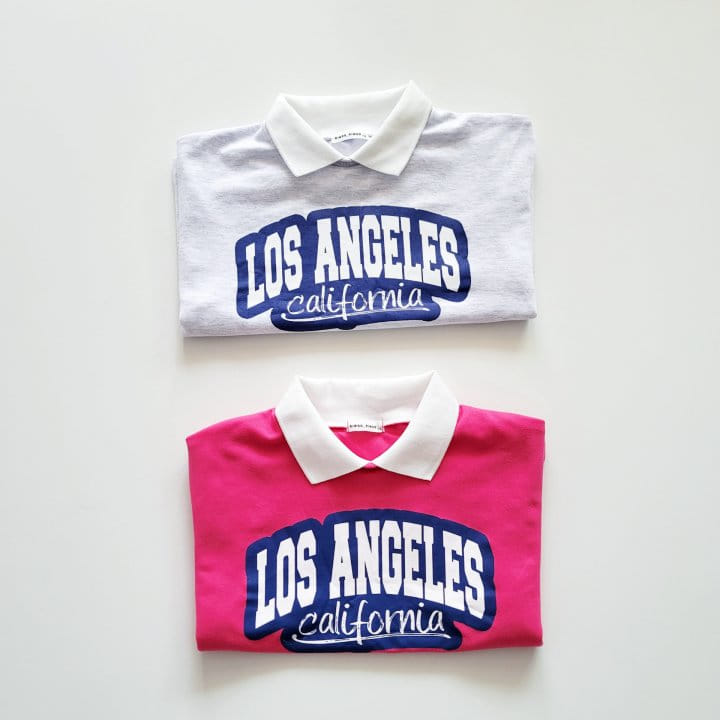 Riwoo Riwoo - Korean Children Fashion - #designkidswear - Los Angeles Yocco Collar 1/2 Tee - 8