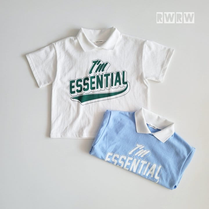 Riwoo Riwoo - Korean Children Fashion - #designkidswear - Essential Yocco Collar 1/2 Tee - 7