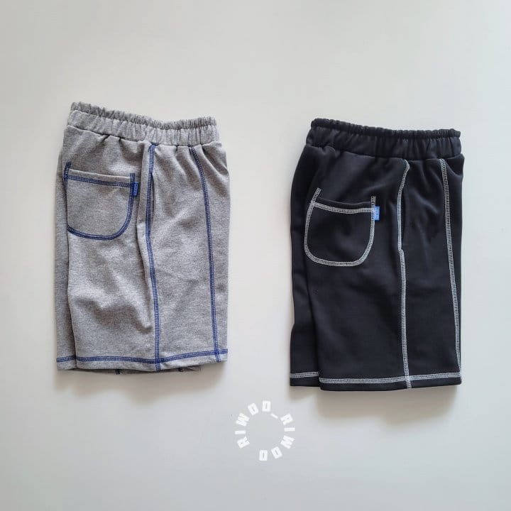 Riwoo Riwoo - Korean Children Fashion - #discoveringself - Stitch Half Pants - 2