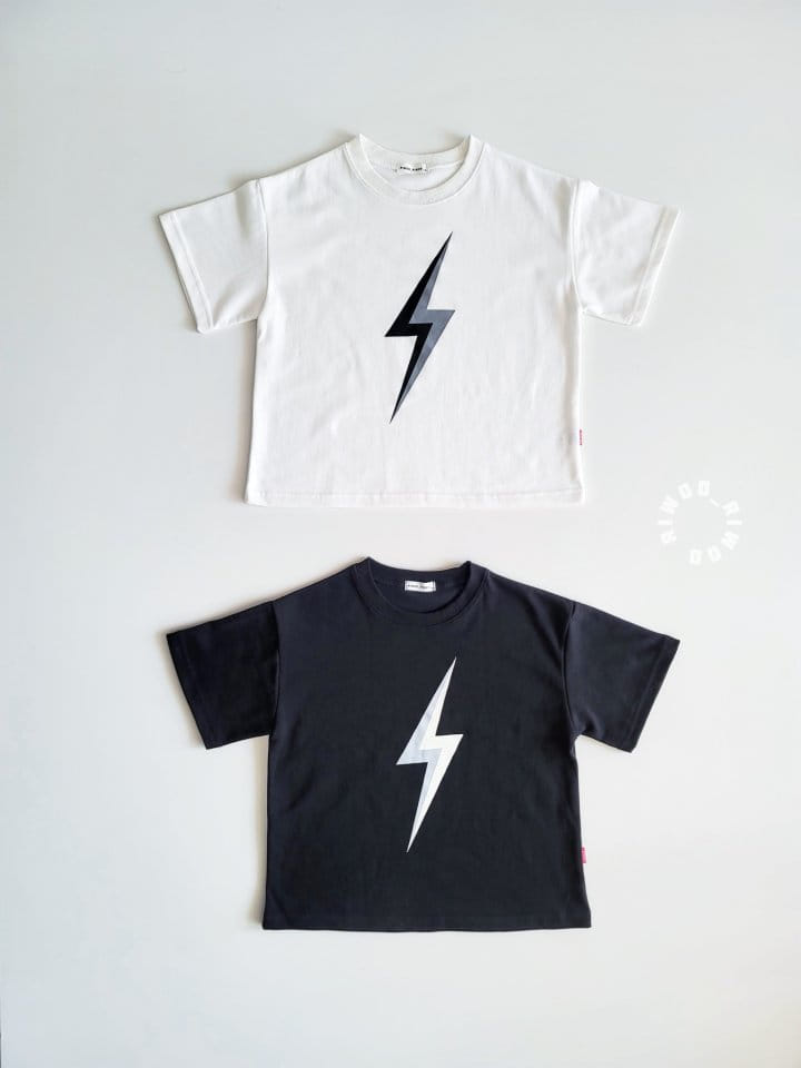 Riwoo Riwoo - Korean Children Fashion - #discoveringself - Lightning 1/2 Tee - 2