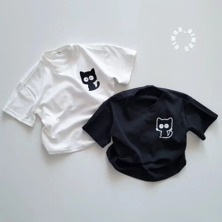 Riwoo Riwoo - Korean Children Fashion - #fashionkids - Cat 1/2 Tee - 6