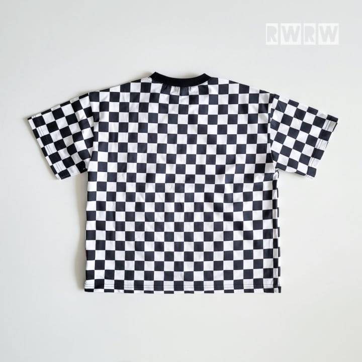 Riwoo Riwoo - Korean Children Fashion - #Kfashion4kids - Riwoo Check Box Short Sleeve Tee - 4