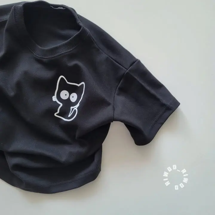 Riwoo Riwoo - Korean Children Fashion - #littlefashionista - Cat 1/2 Tee - 11