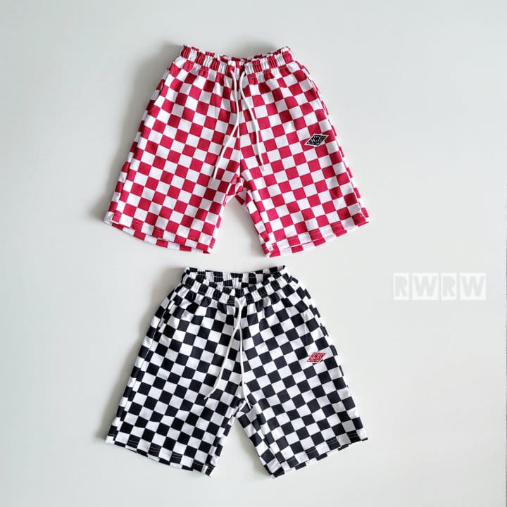 Riwoo Riwoo - Korean Children Fashion - #prettylittlegirls - Riwoo Check Half Wide Pants - 5