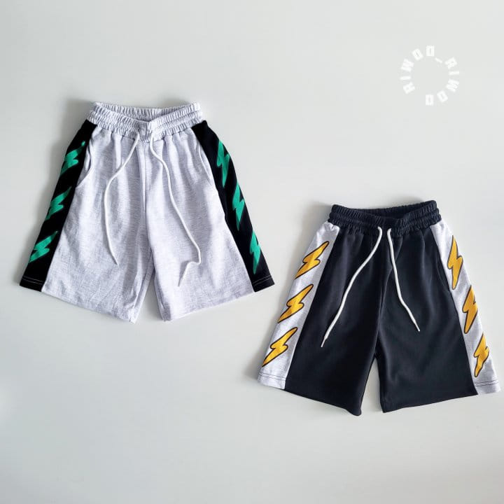 Riwoo Riwoo - Korean Children Fashion - #stylishchildhood - Thunder Side Color Shorts