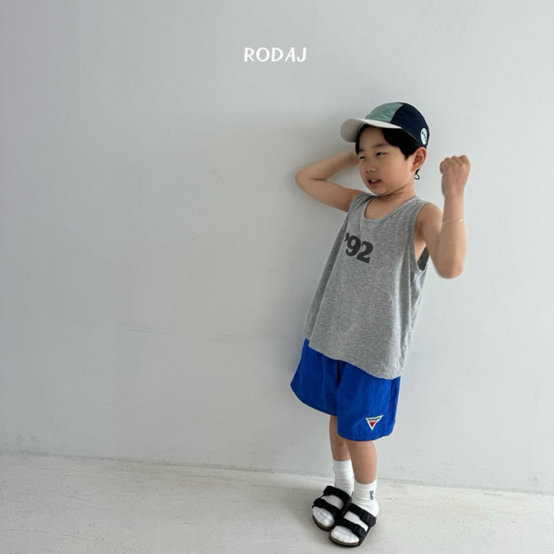 Roda J - Korean Children Fashion - #designkidswear - Number Sleeveless Tee - 7