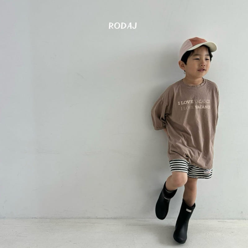 Roda J - Korean Children Fashion - #kidsshorts - I Love Tee - 7