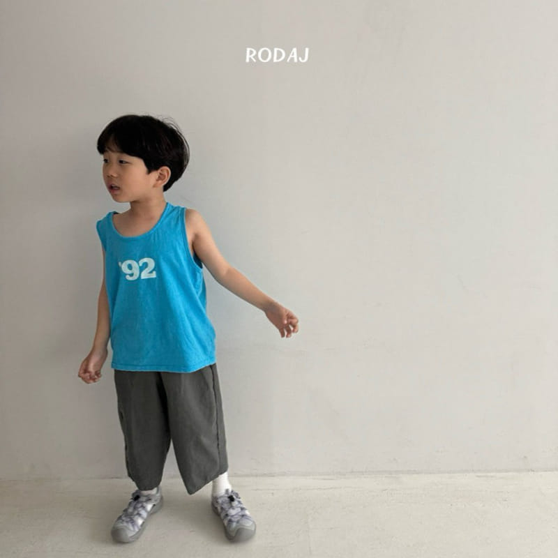 Roda J - Korean Children Fashion - #kidsstore - Number Sleeveless Tee - 11