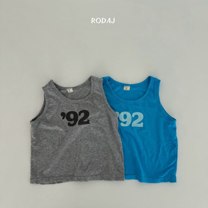 Roda J - Korean Children Fashion - #todddlerfashion - Number Sleeveless Tee - 2