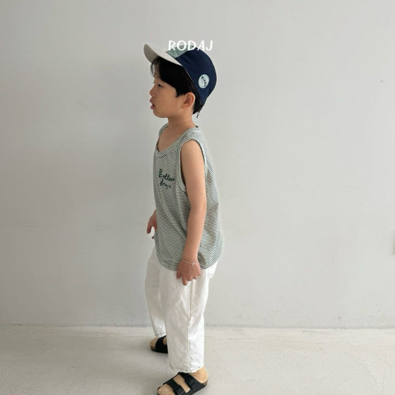 Roda J - Korean Children Fashion - #todddlerfashion - Butt Sleeveless Tee - 8