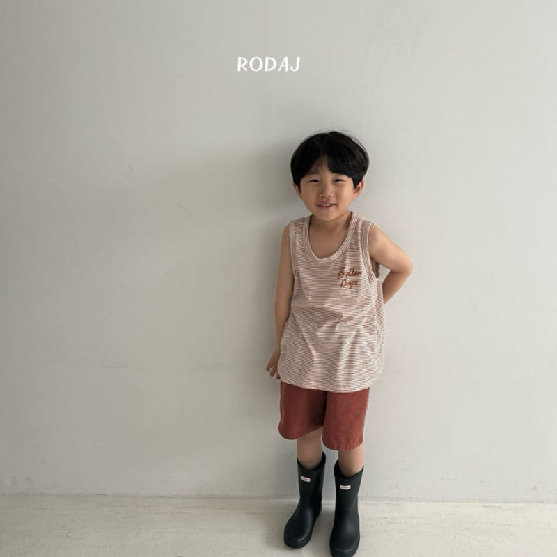 Roda J - Korean Children Fashion - #toddlerclothing - Butt Sleeveless Tee - 9