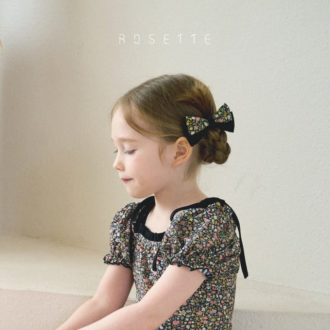 Rosette - Korean Children Fashion - #childrensboutique - Lapine Hair Pin