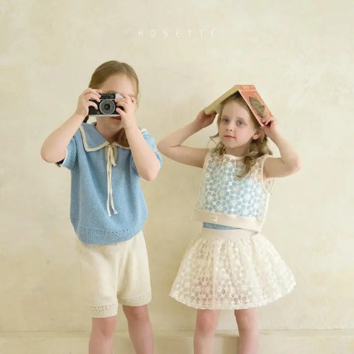 Rosette - Korean Children Fashion - #prettylittlegirls - Tomi Short Sleeve Knit - 2